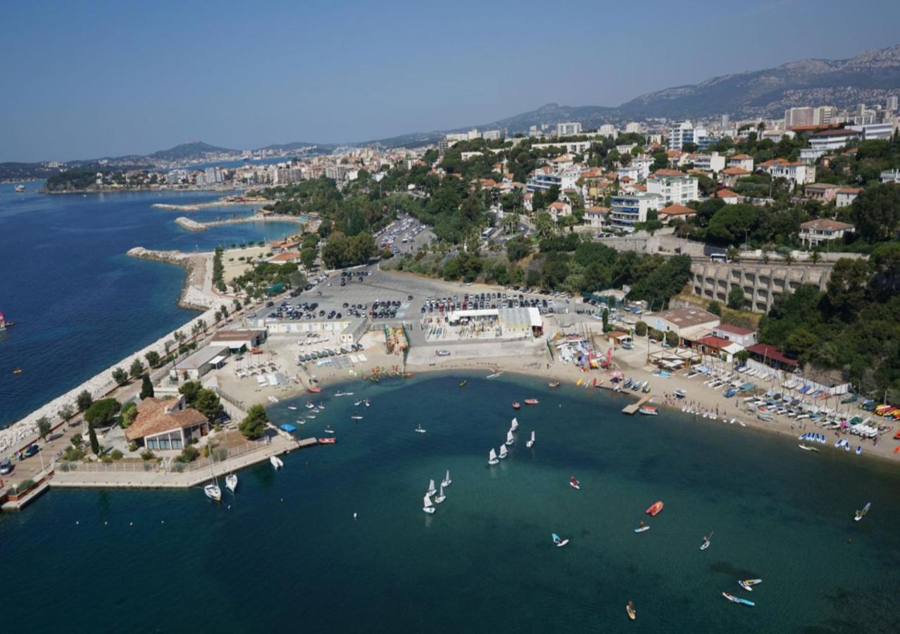 Canopee - Toulon Mourillon - 800M Des Plages Et Place De Parking Prive Exteriör bild